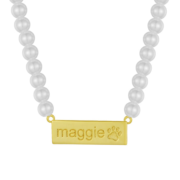 Custom/Personalized Pearl Necklace