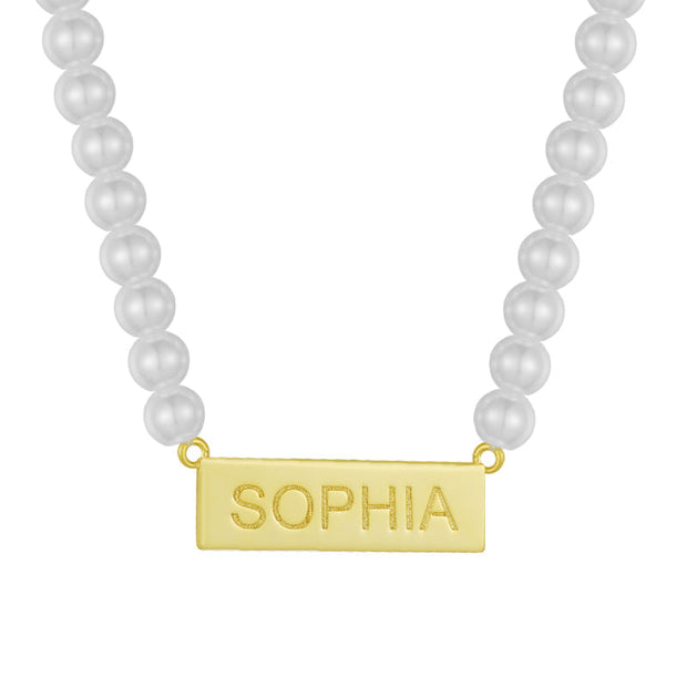 Custom/Personalized Pearl Necklace