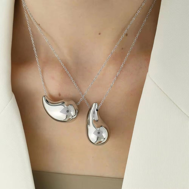 JEWELRY XL82-3-EH232-JZ21 Factory Hot Sale Big Drops Earrings Necklace Ring Set Exaggerated