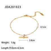 Chain Cross Double Layer Daity Anklet