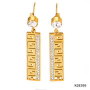 Fashion PVD Gold Plated Stainless Steel Jewelry Women Earring