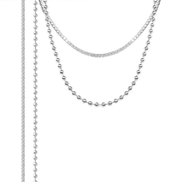 Best Price of Zircon Chain Long Stainless Steel Necklace Chain for Women