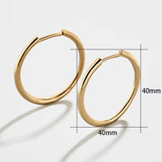 Chunky Monkey Hoop Earrings