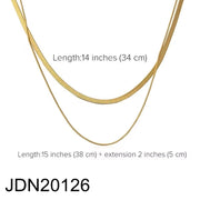 Chunky Twisted Miani Cuban Chain Chocker 18K Gold PVD Plated Stainless Steel Necklace Snake Rope Chain for Men Women Hip Pop