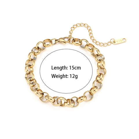 Wholesale Fashion Gold Plated Necklace Set Tarnish Free Jewelry Enamel Stainless Steel Pendant Necklace