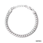 High Quality Simple 6.5Mm Width NK Cuban Chain Necklace PVD Plated Waterproof Bracelet Stainless Steel Jewelry Sets for Women