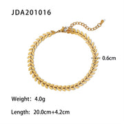 Chain Cross Double Layer Daity Anklet