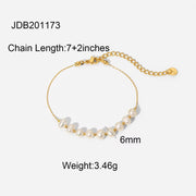 Retro Mesh Belt Titanium Gold Plated Wide Bracelet 18K Gold Plated Stainless Steel Link Chain Bracelet Cuban Chain Bracelets