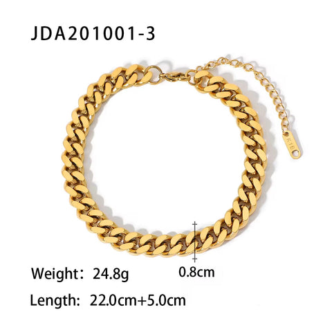 Chain Cross Double Layer Daity Anklet