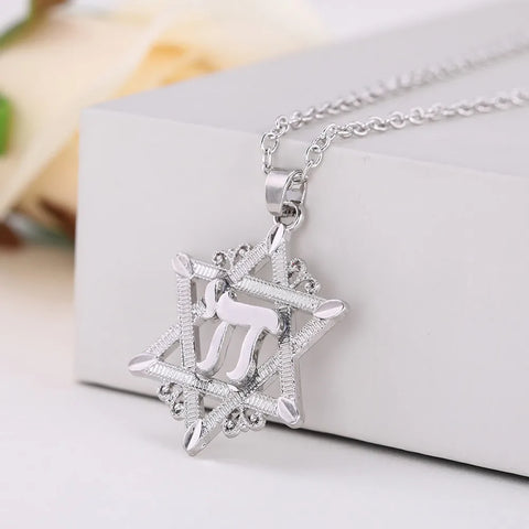 Israel Star of David Pendant Necklace