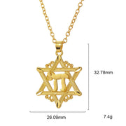 Israel Star of David Pendant Necklace