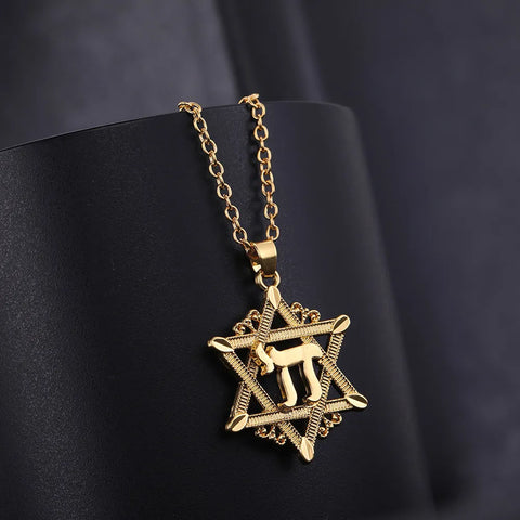 Israel Star of David Pendant Necklace