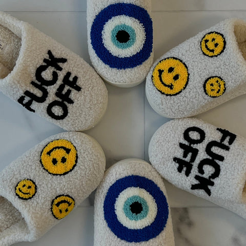 Evil Eye Slippers