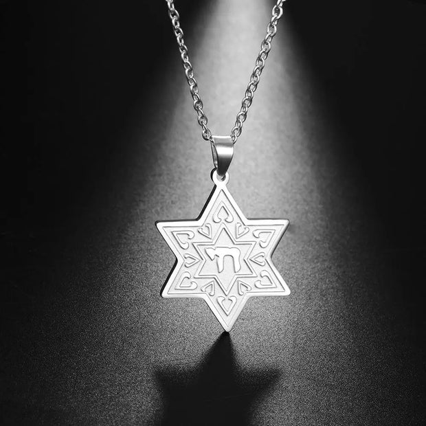 Israel Star of David Pendant Necklace