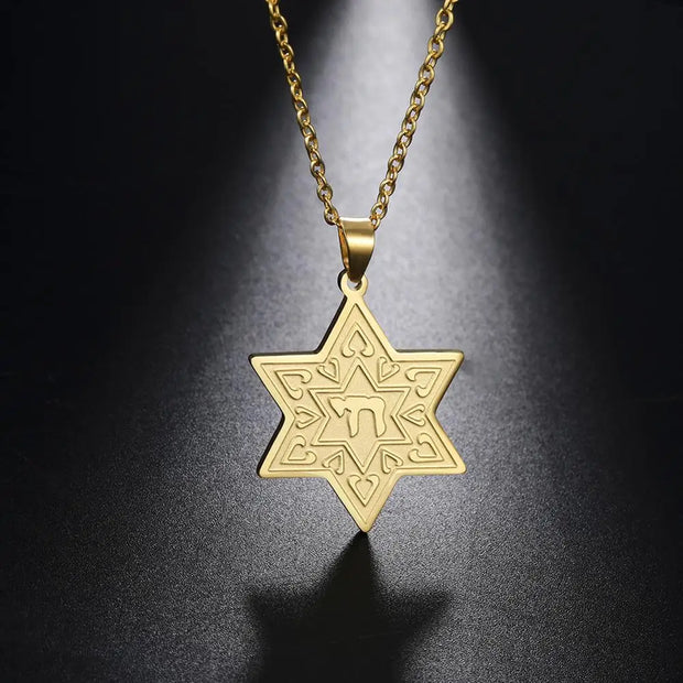 Israel Star of David Pendant Necklace