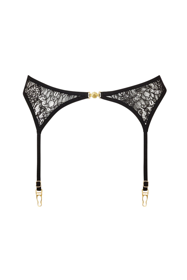 AURELIA Nero - GARTER BELT