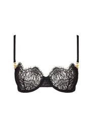 VITTORIA Nero - Balconette Bra