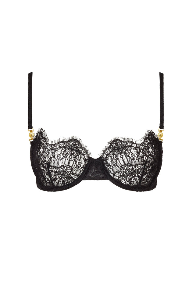 VITTORIA Nero - Balconette Bra