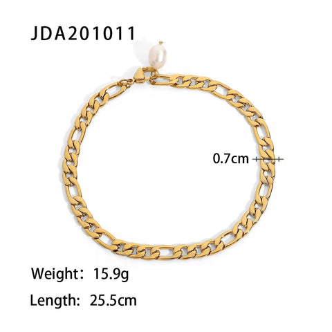 Chain Cross Double Layer Daity Anklet