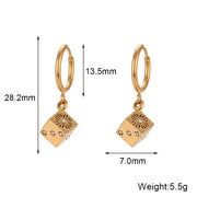 Trendy Earrings Gold Plated Jewelry Set Stainless Steel Fashion Jewelry Earrings Wholesale