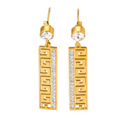 Fashion PVD Gold Plated Stainless Steel Jewelry Women Earring