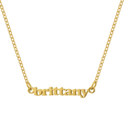 Custom/Personalized Mini Nameplate Necklace