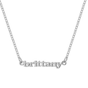 Custom/Personalized Mini Nameplate Necklace