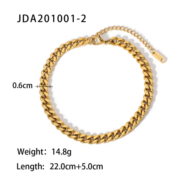 Chain Cross Double Layer Daity Anklet