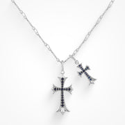 Double Cross Me Necklace