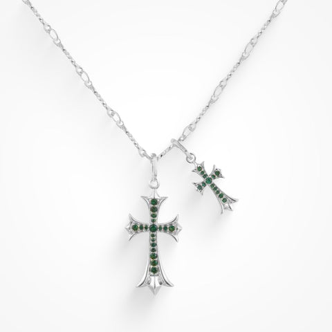 Double Cross Me Necklace