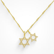 Double Star Necklace