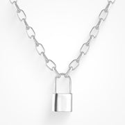 Keep Me Lock Necklace